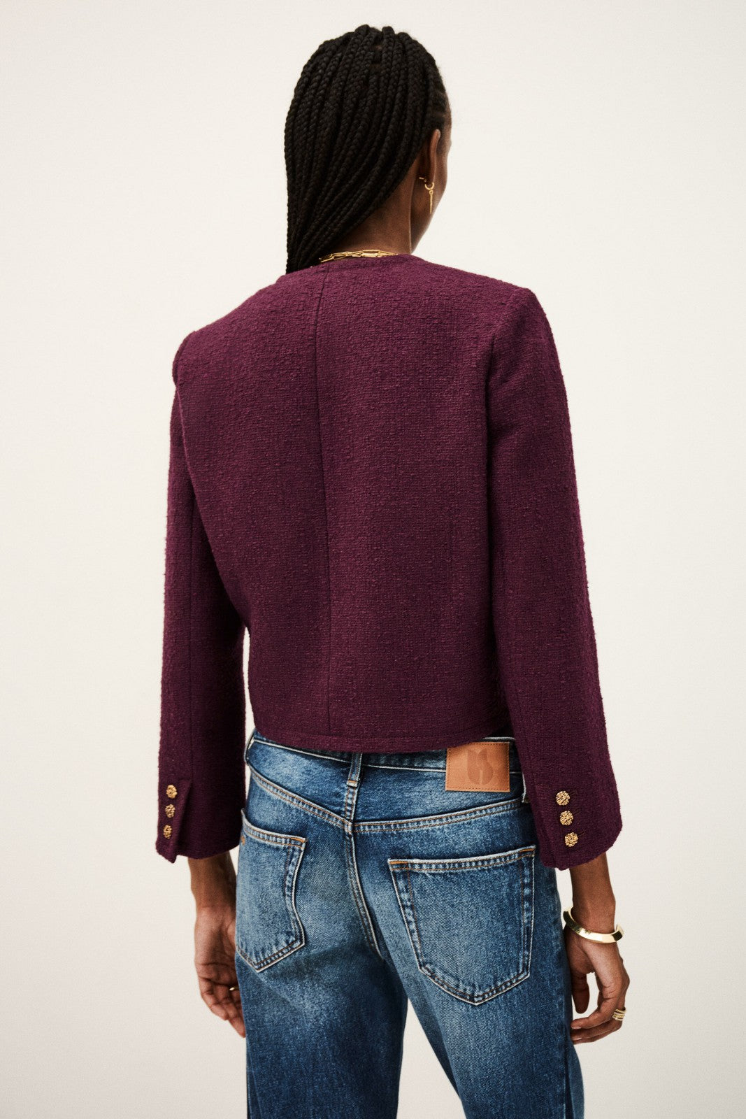 Structured Jacket Meredith Rouge