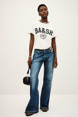 Varsity-Style Shirt Ioni Ecru