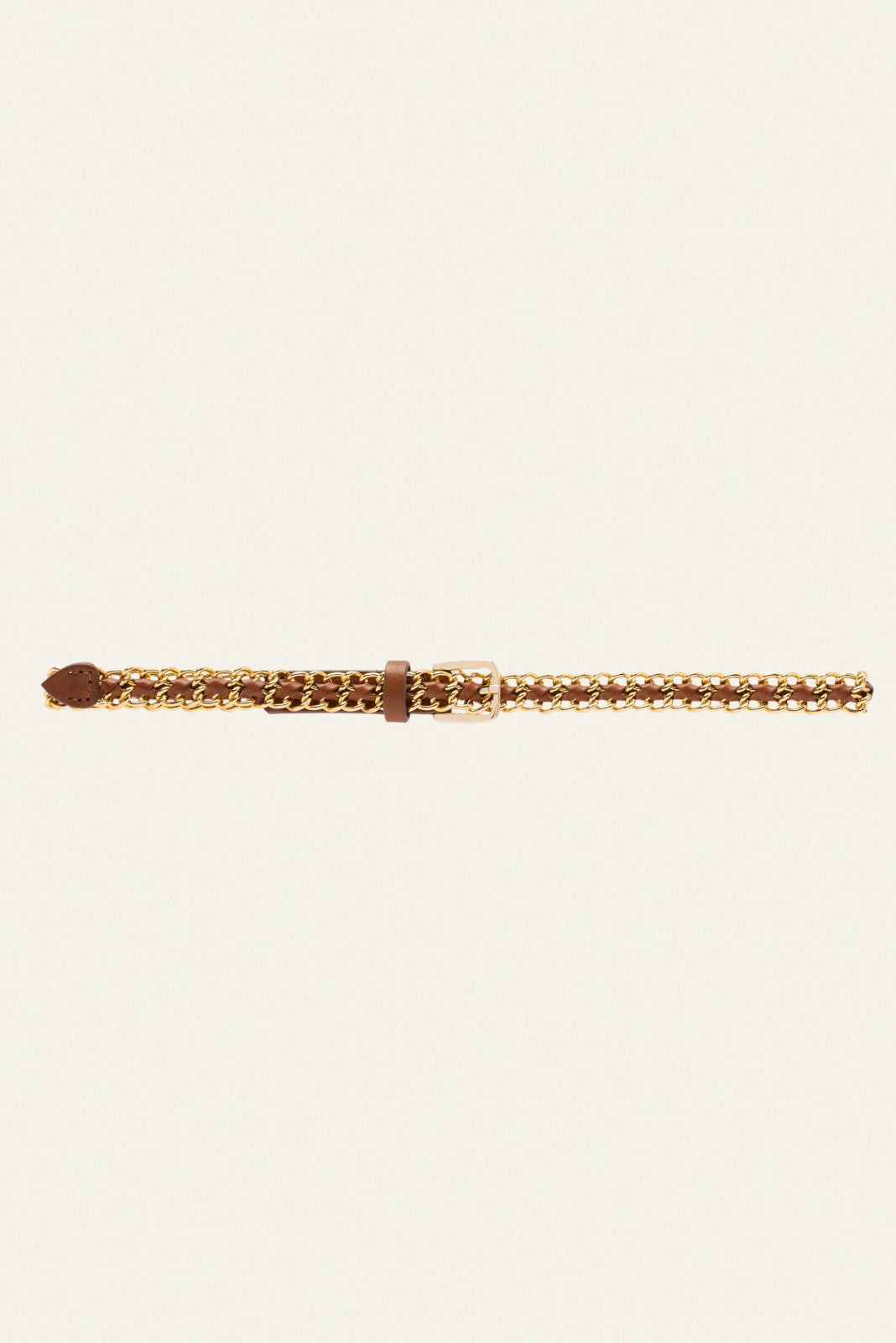 Link Belt Belt Marron