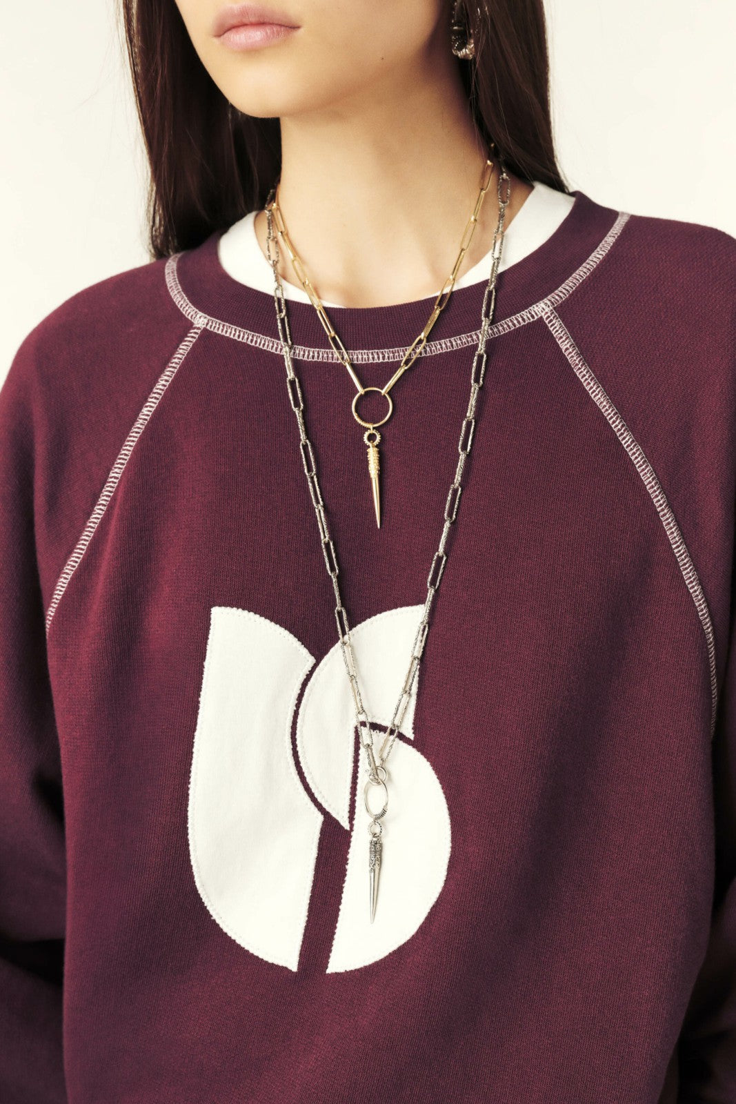 Baggy Sweatshirt Bart Violet