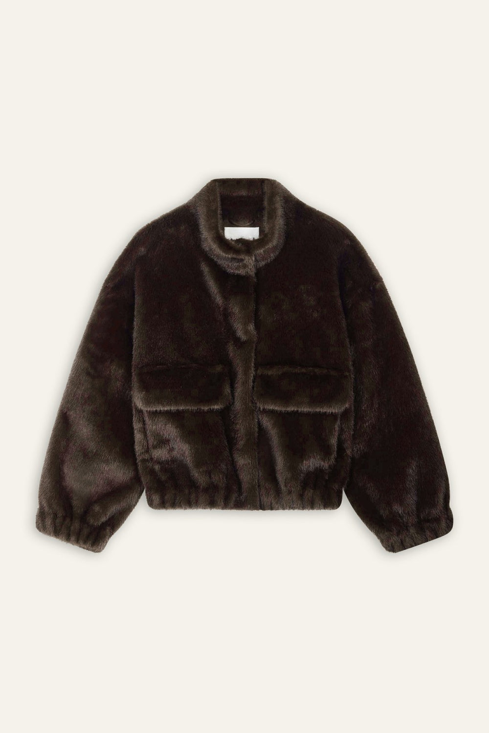 Short Loose-Fit Jacket Paros Chocolat