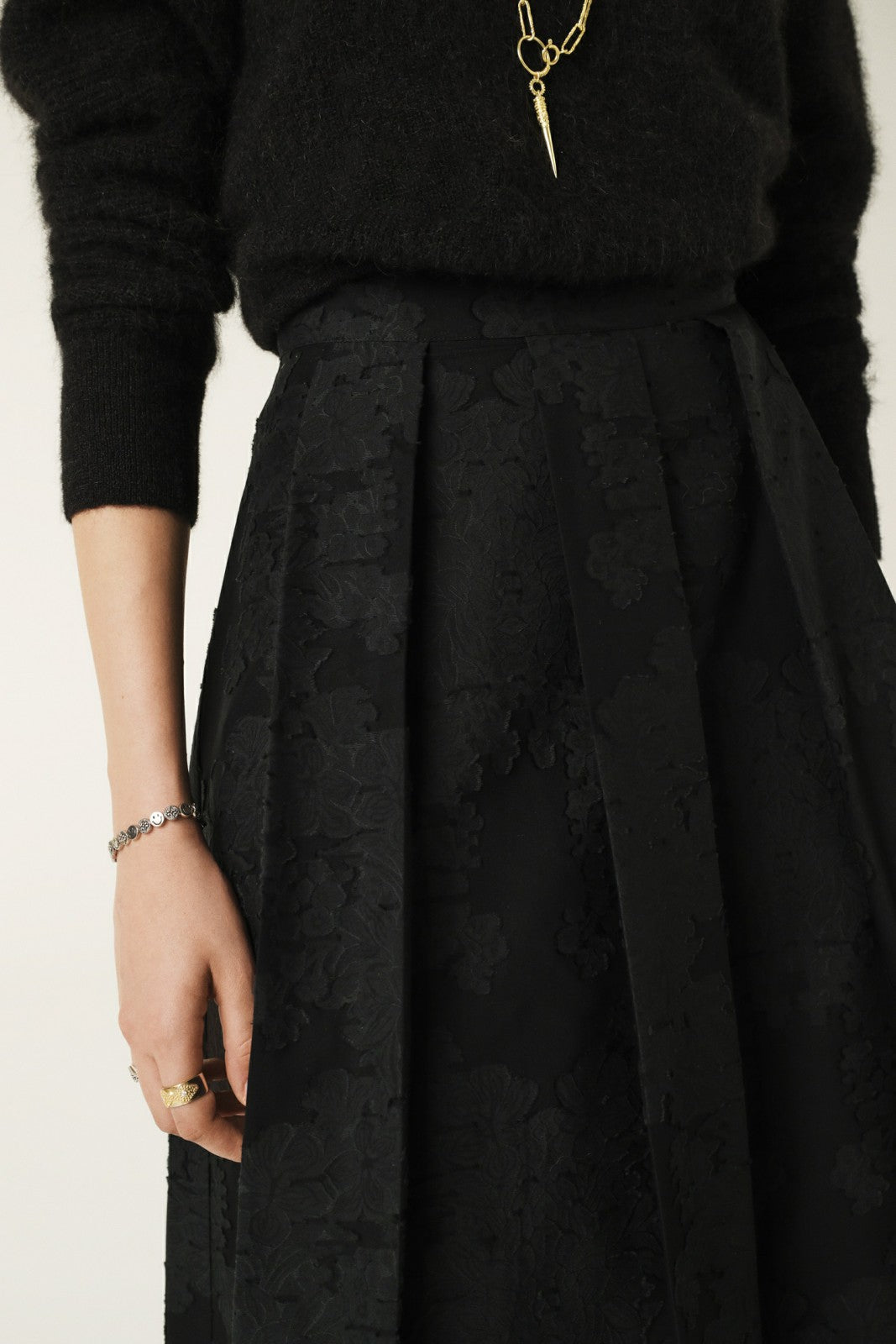 Midi Skirt Nehuda Noir