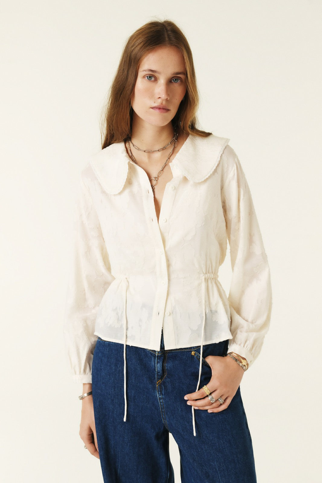 Long-Sleeved Shirt Nereus Ecru
