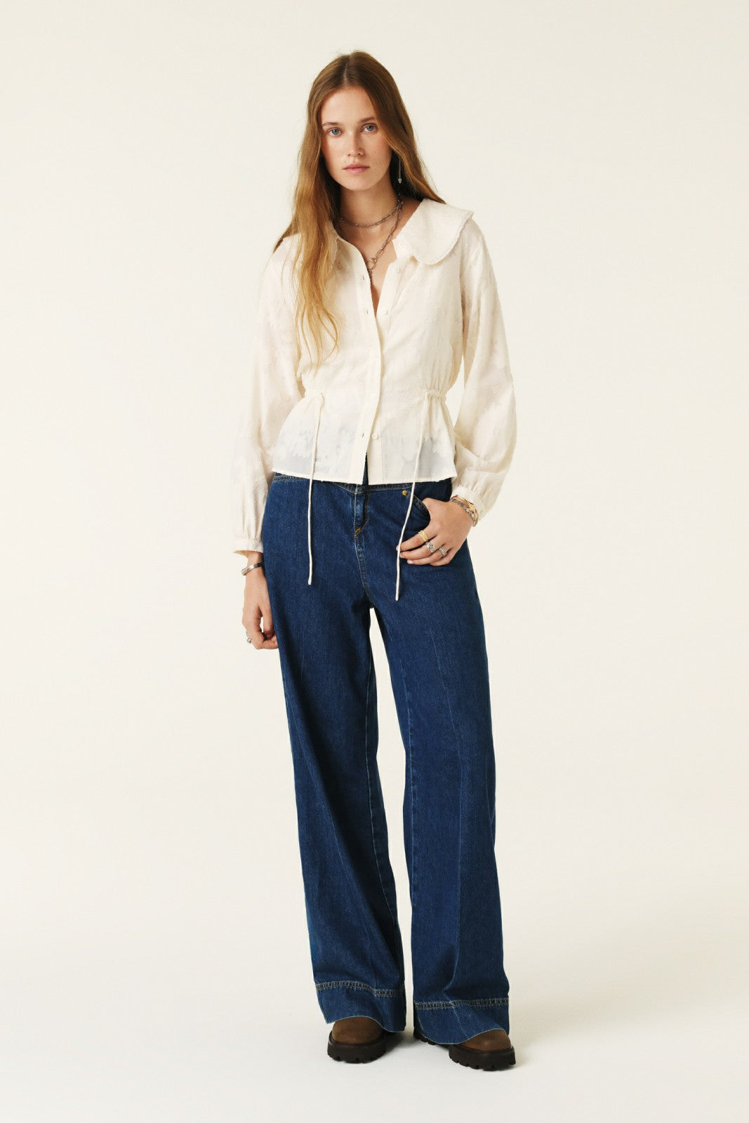 Long-Sleeved Shirt Nereus Ecru