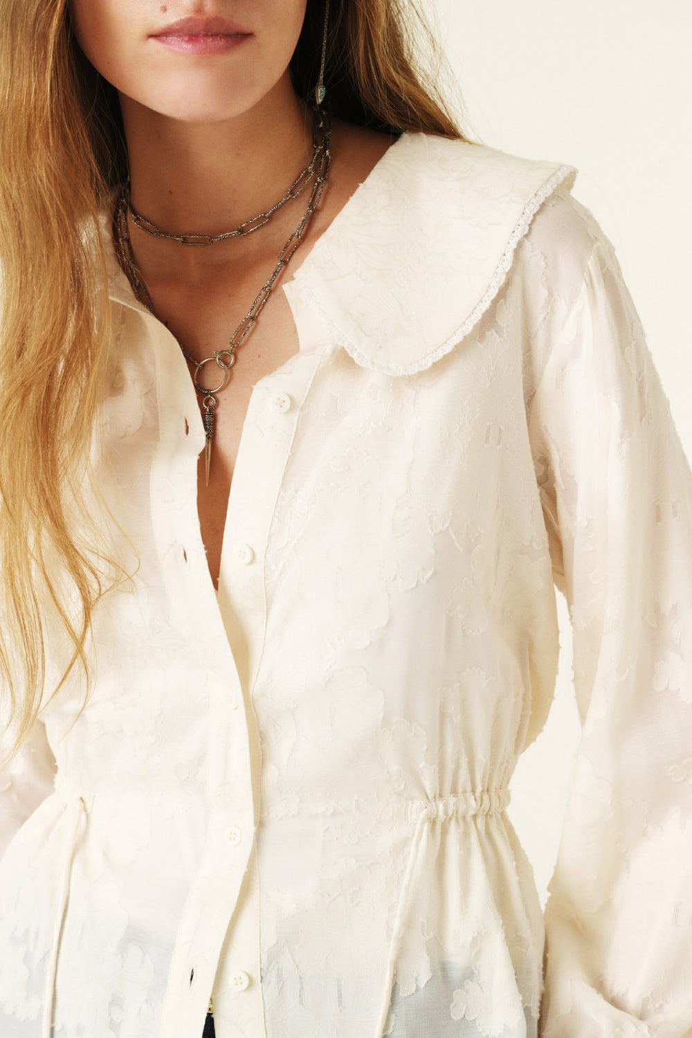 Long-Sleeved Shirt Nereus Ecru
