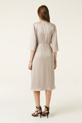 Midi-Length Dress Imelda Ecru