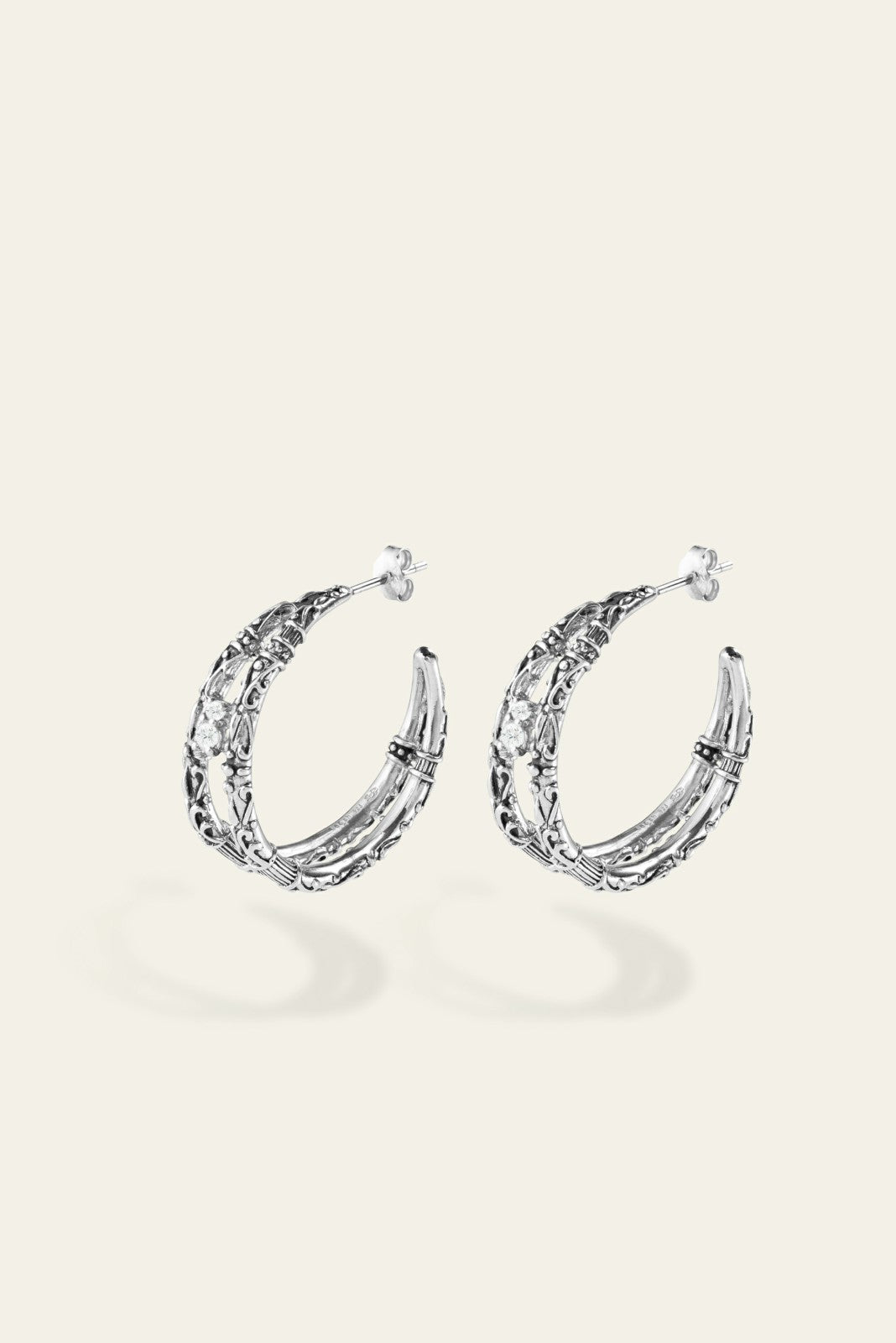 Earrings Fareta Argent