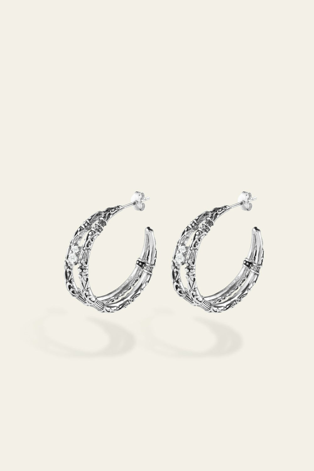 Earrings Fareta Argent
