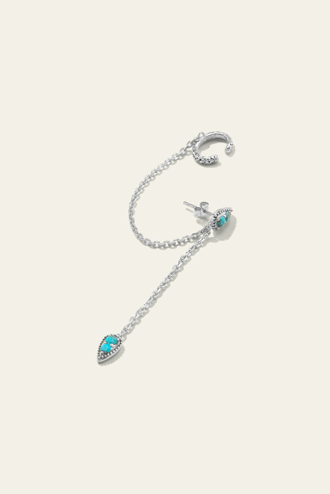 Earring Okami Blue