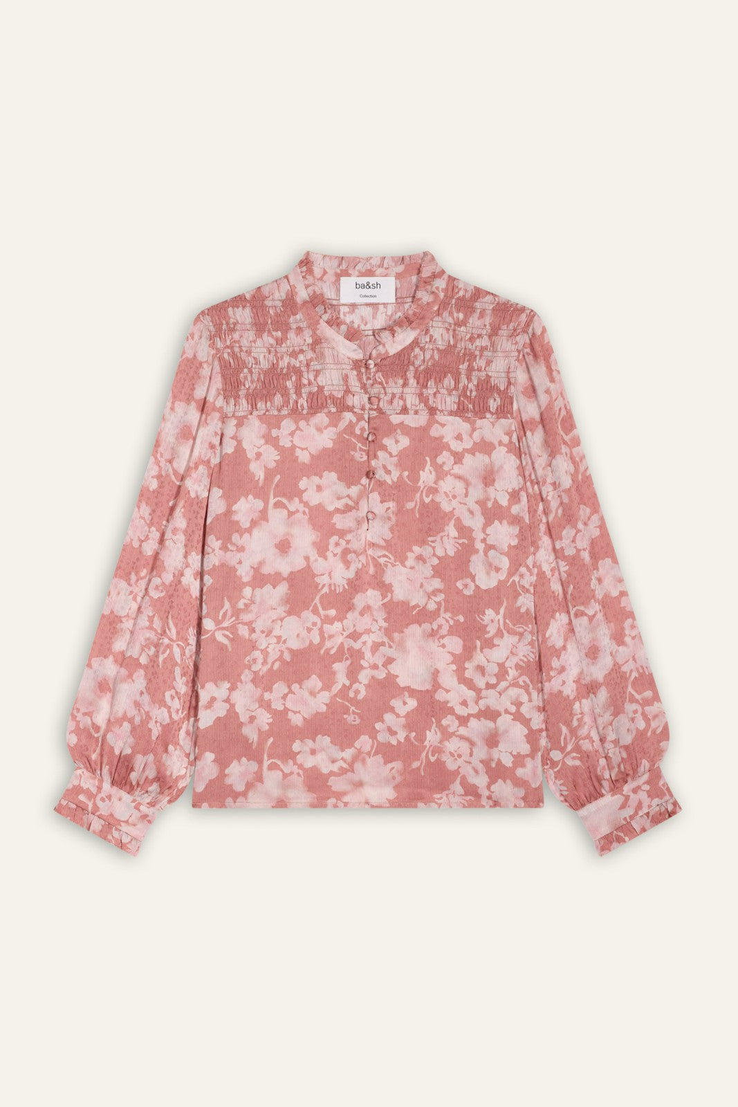 Long-Sleeved Blouse Amaury Rose