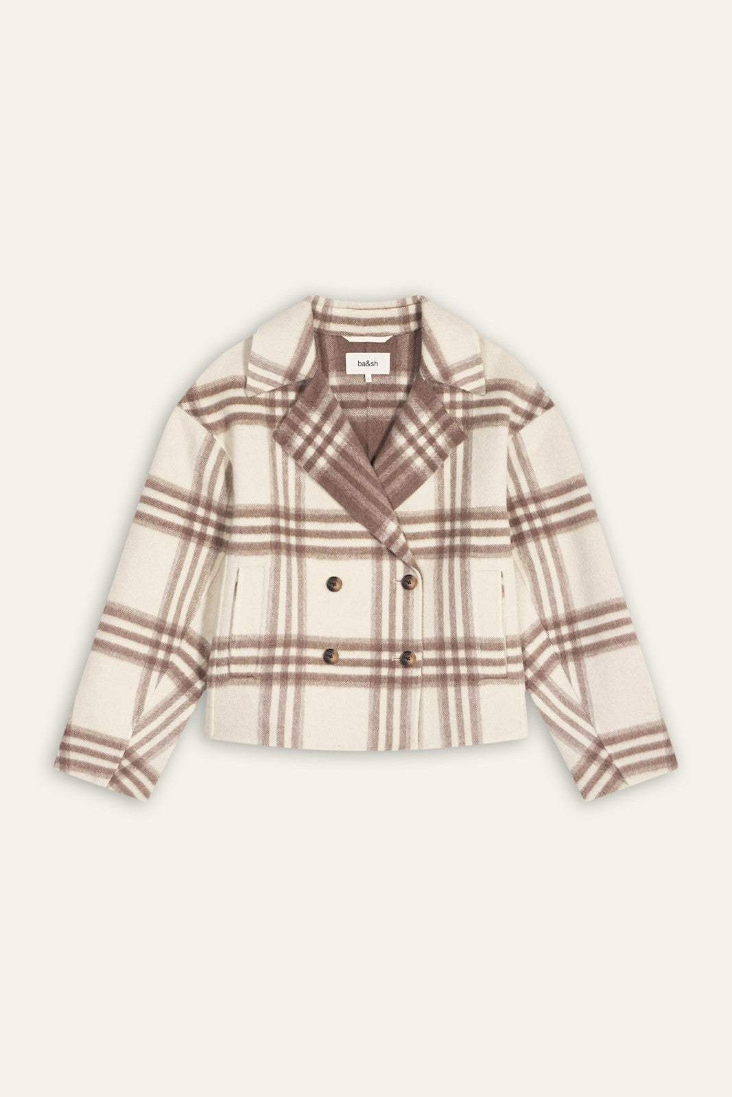Short Coat Washina Ecru