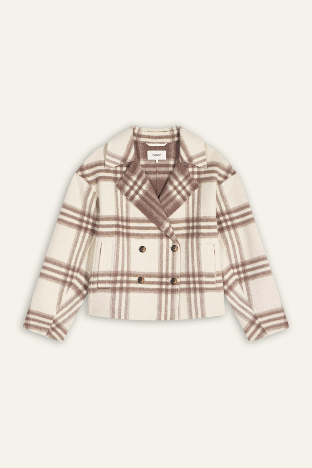 Short Coat Washina Ecru