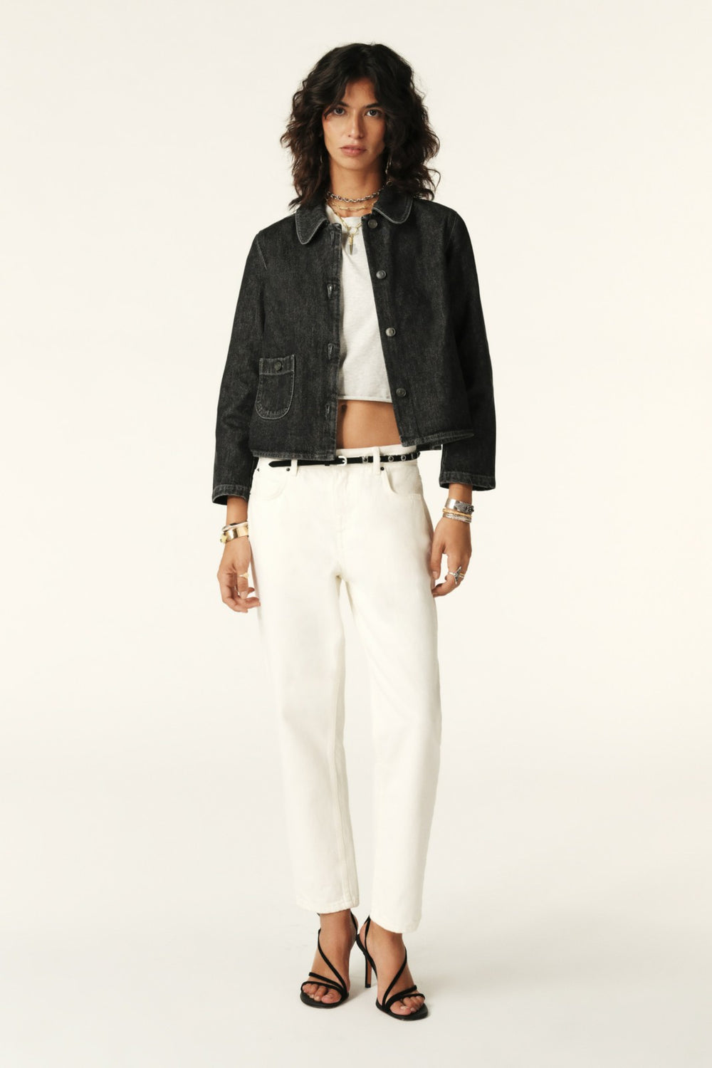 Cropped Jacket Miny Noir