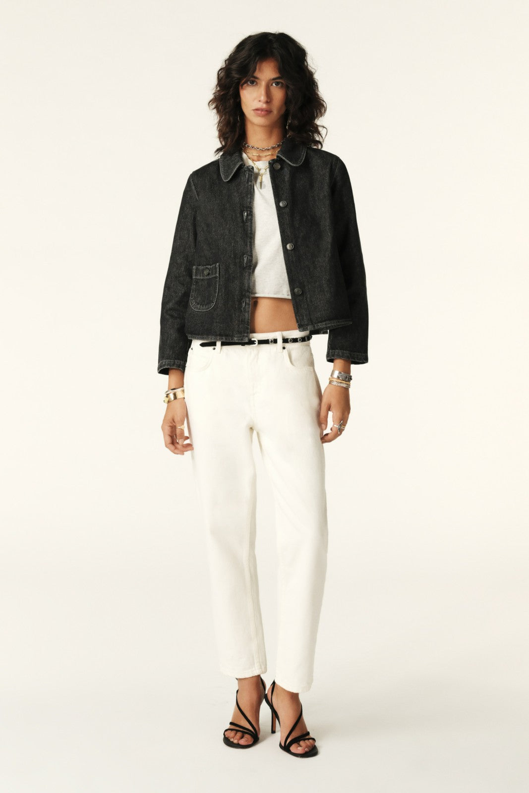 Cropped Jacket Miny Noir
