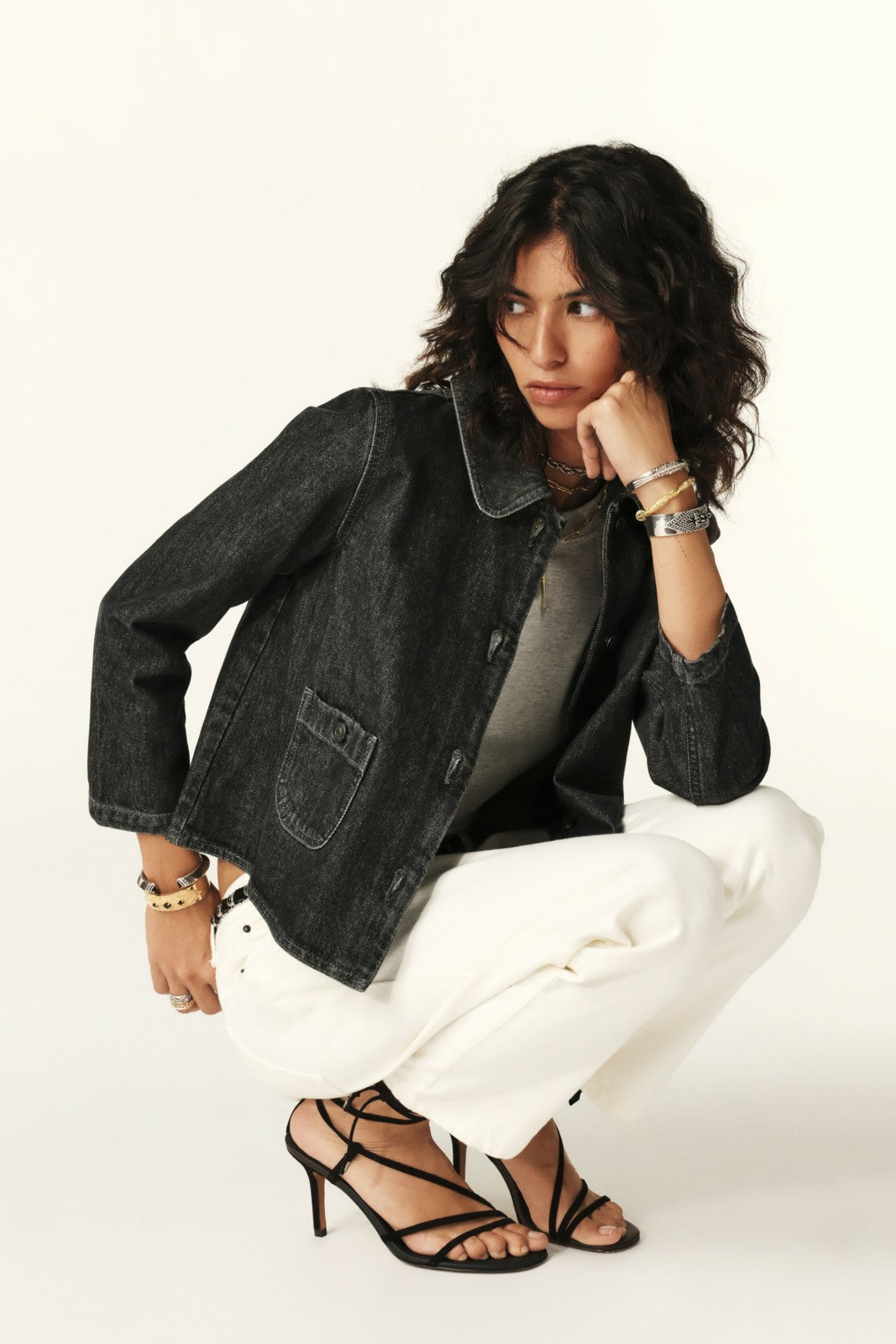 Cropped Jacket Miny Noir