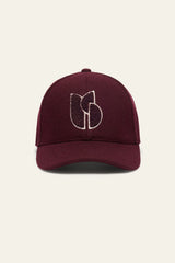 Cap With Motif On Front Cap Rouge