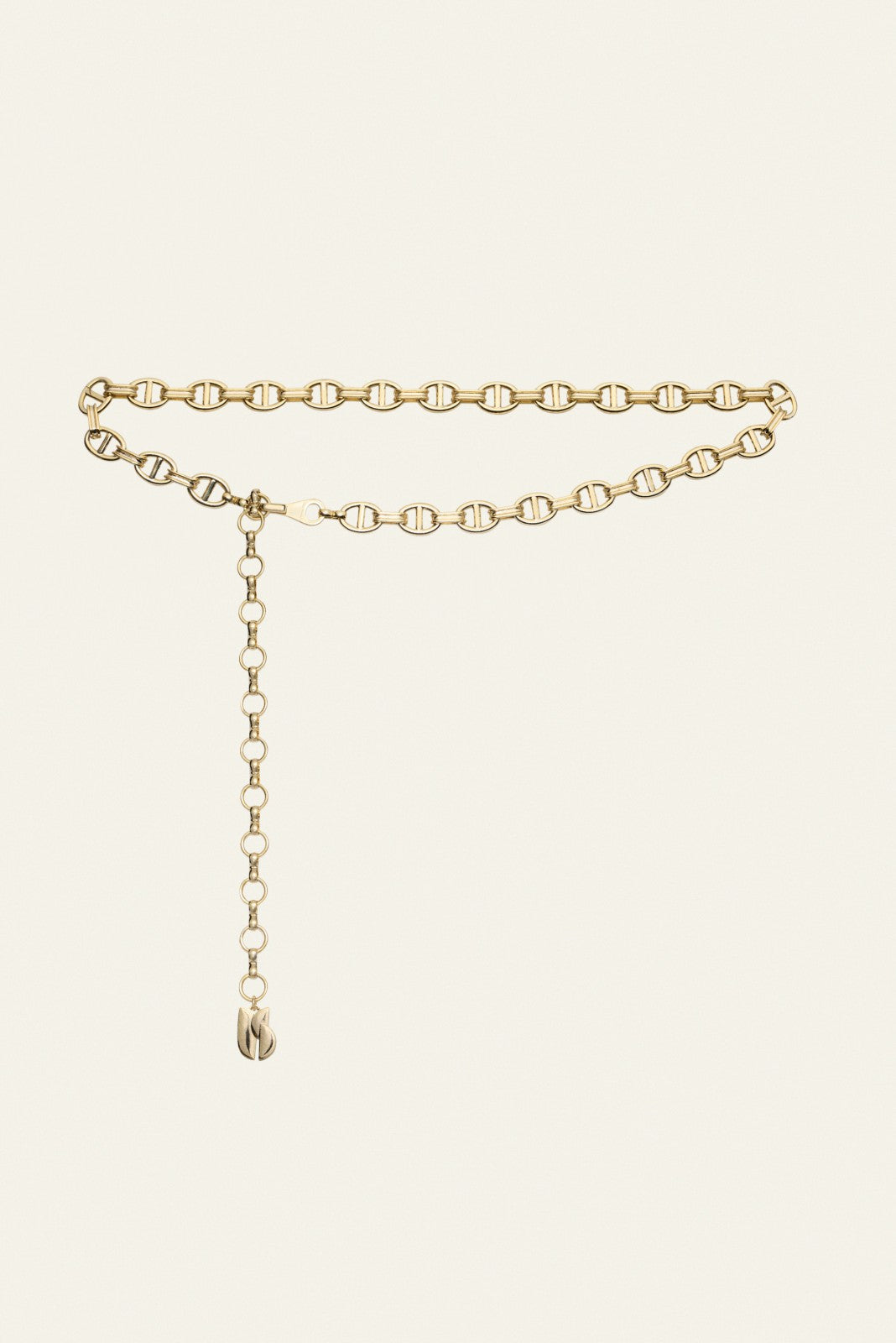 Chain Belt Brass Gold