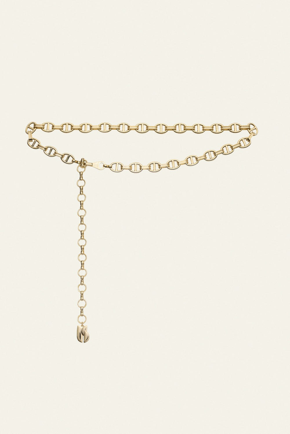 Chain Belt Brass Gold