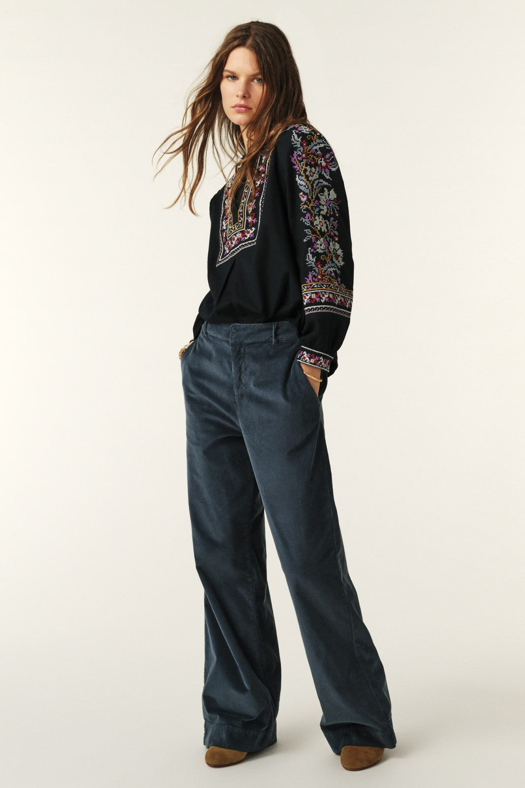 Top Caloe Blue