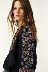 Top Caloe Blue