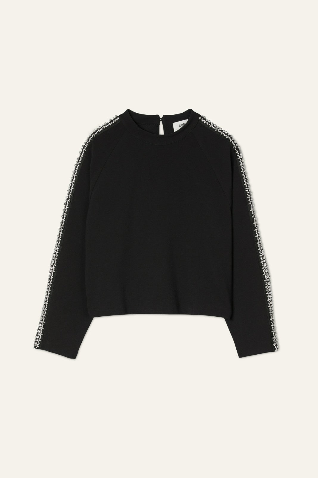 Top With Diamanté Bands Scotty Noir