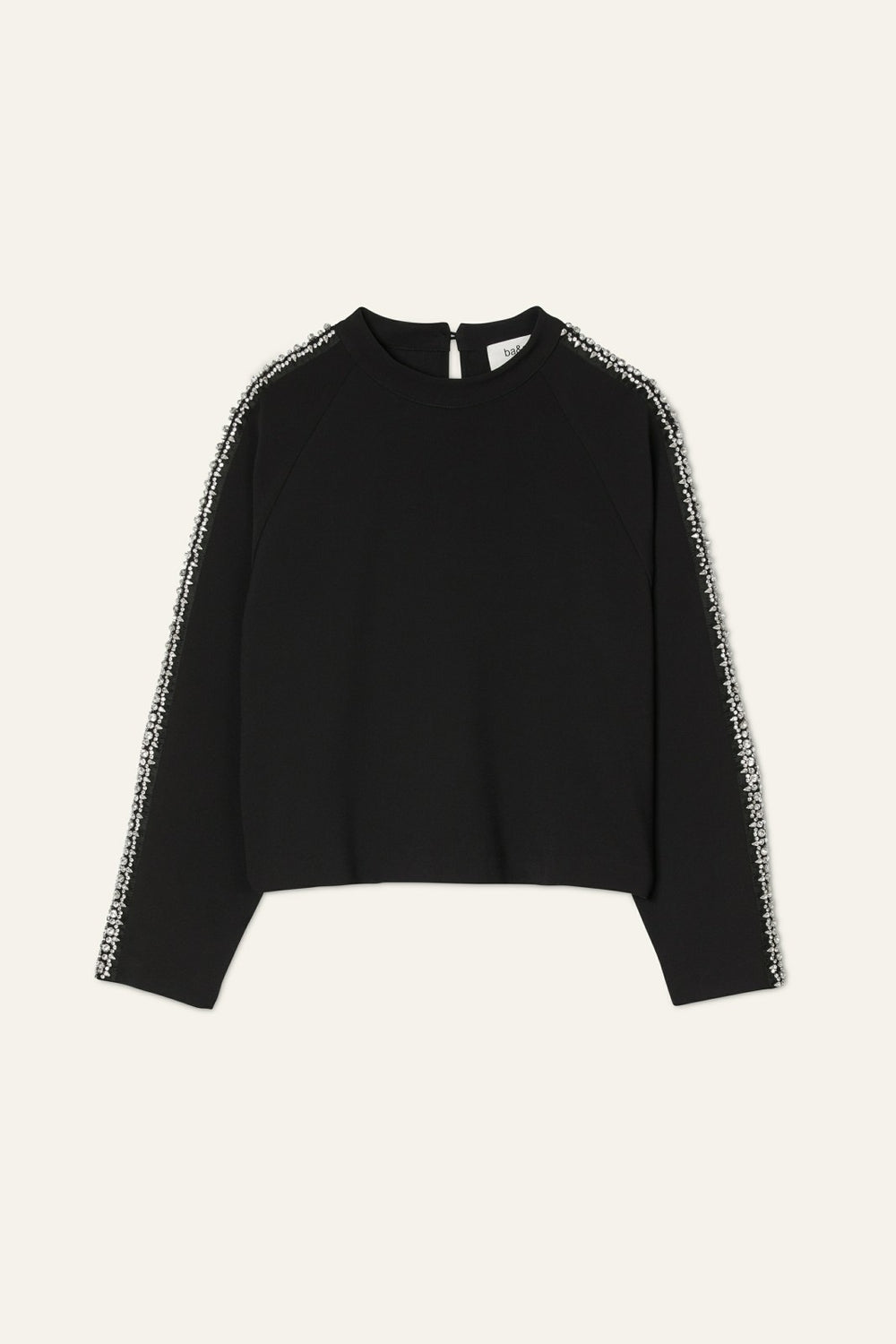 Top With Diamanté Bands Scotty Noir