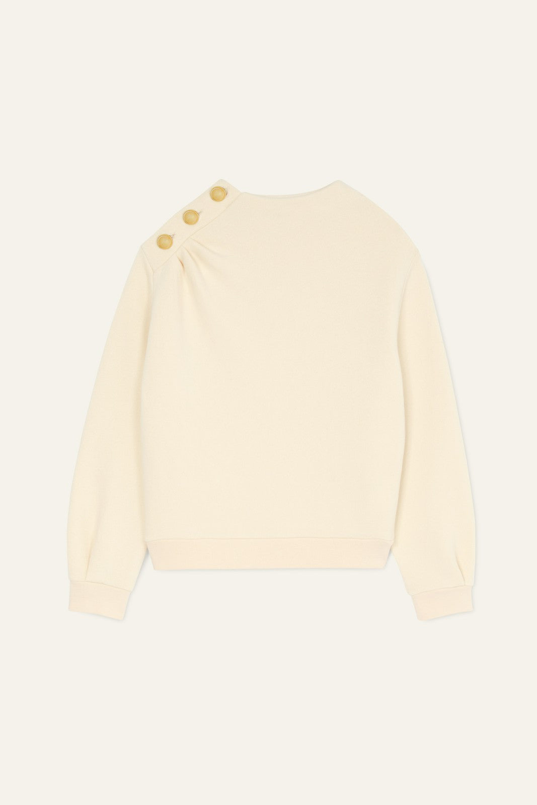 Sweatshirt Robbie Ecru