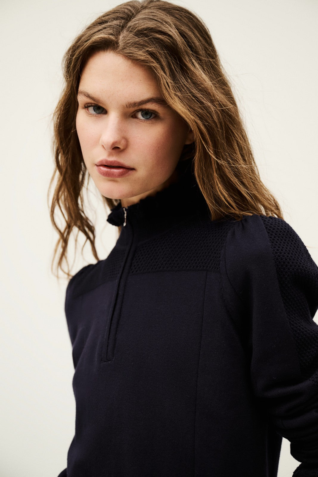 Long-Sleeved Pullover Suzanne Marine