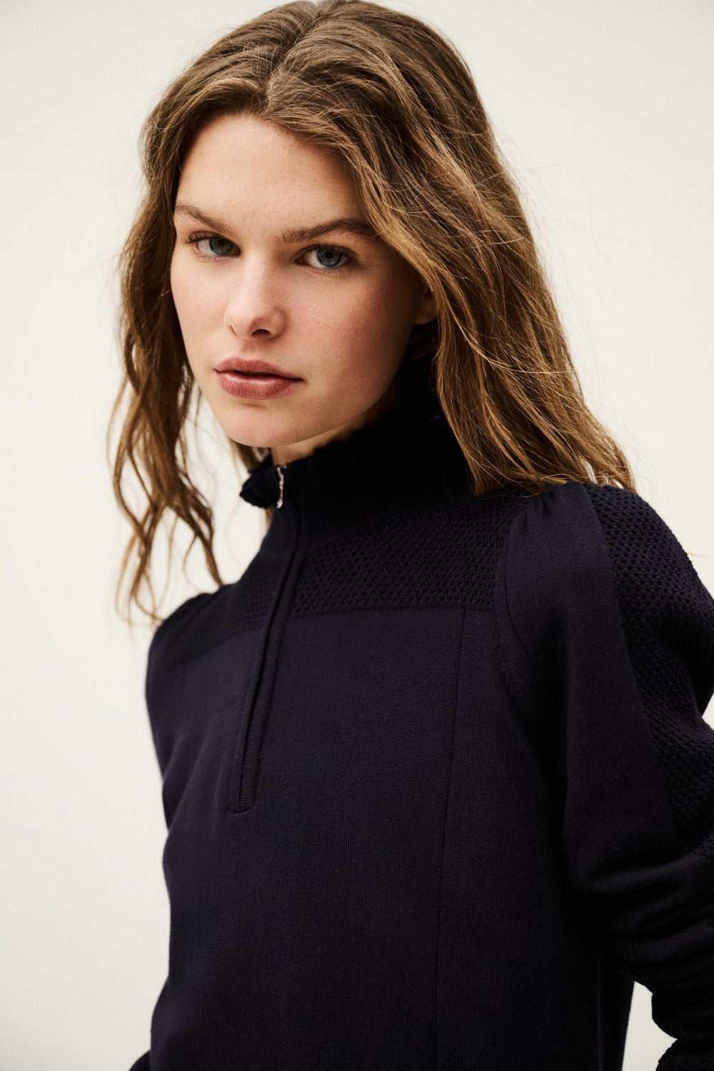 Long-Sleeved Pullover Suzanne Marine