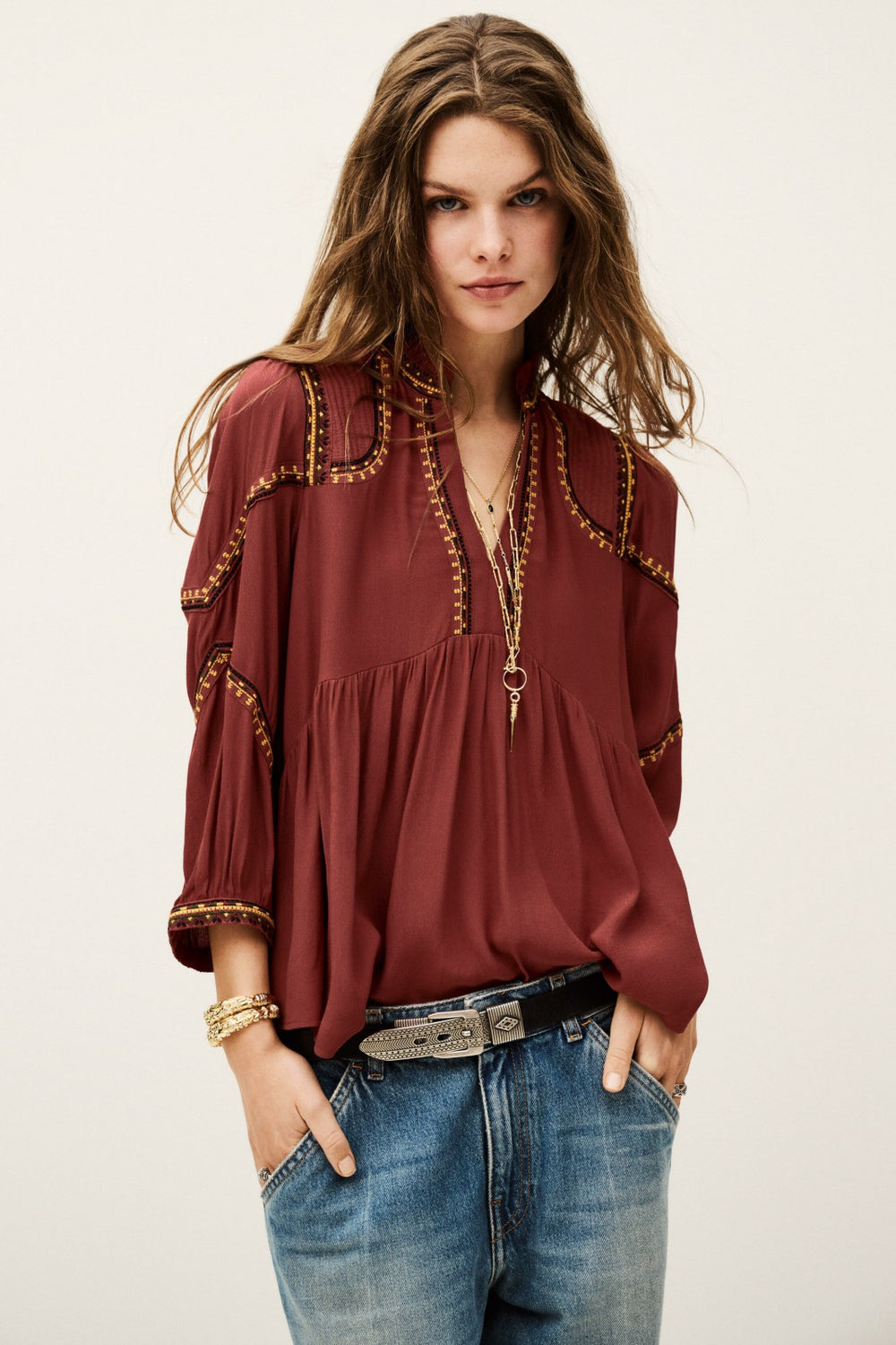Blouse Talsie Orange