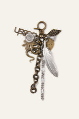 Metal Key Ring Charms Multi