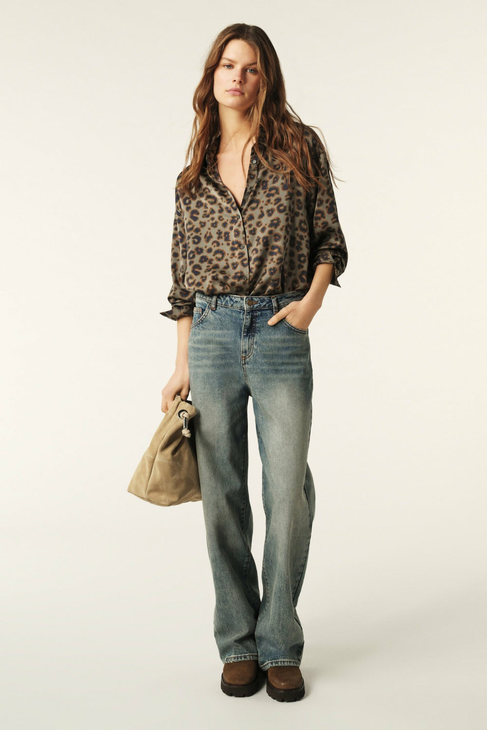 Long-Sleeved Shirt Billie Kaki
