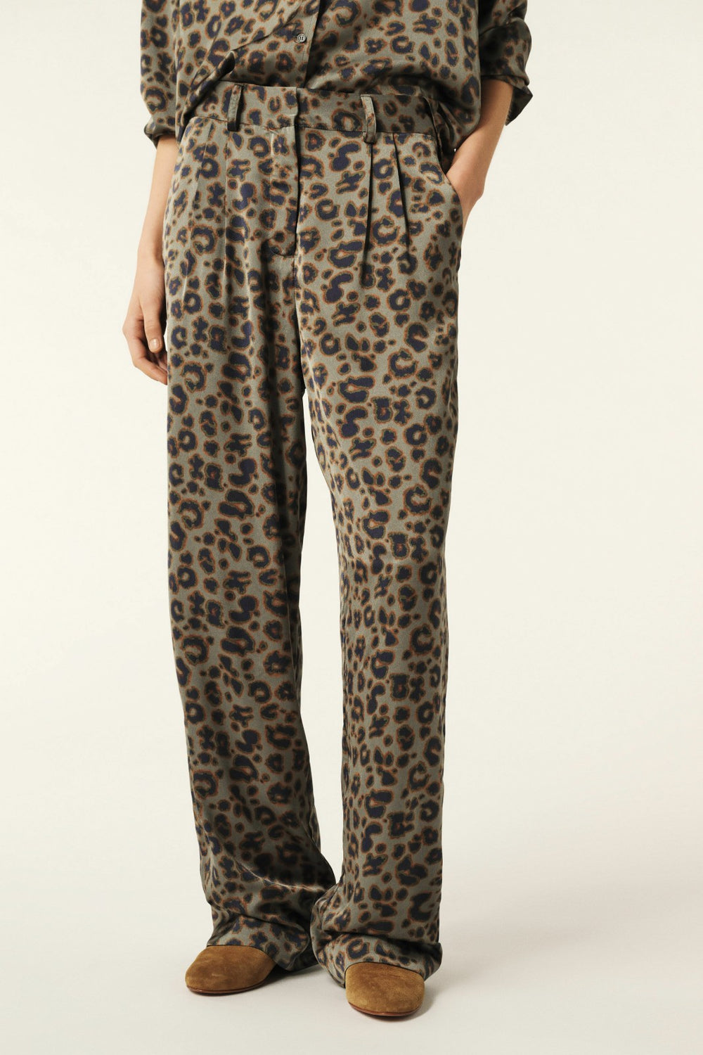Flowing Trousers Bloy Kaki