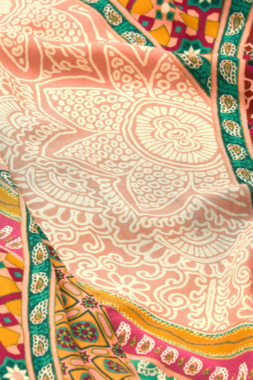 Flowing Midi Skirt Fancy Multi