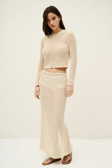Long Skirt Prettie Blanc