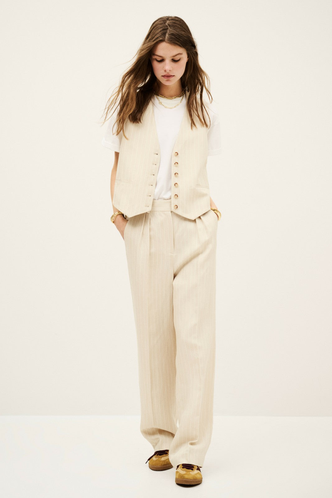 Patsy Waistcoat Ecru