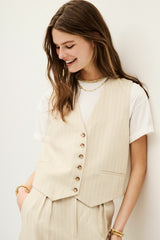 Patsy Waistcoat Ecru