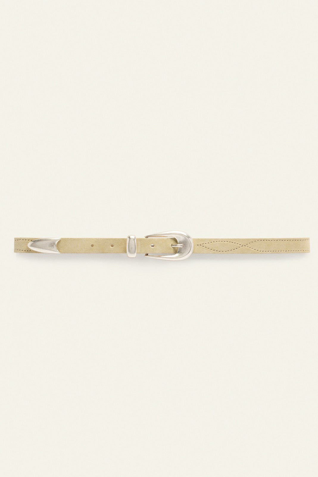 Belt Suede Ecru