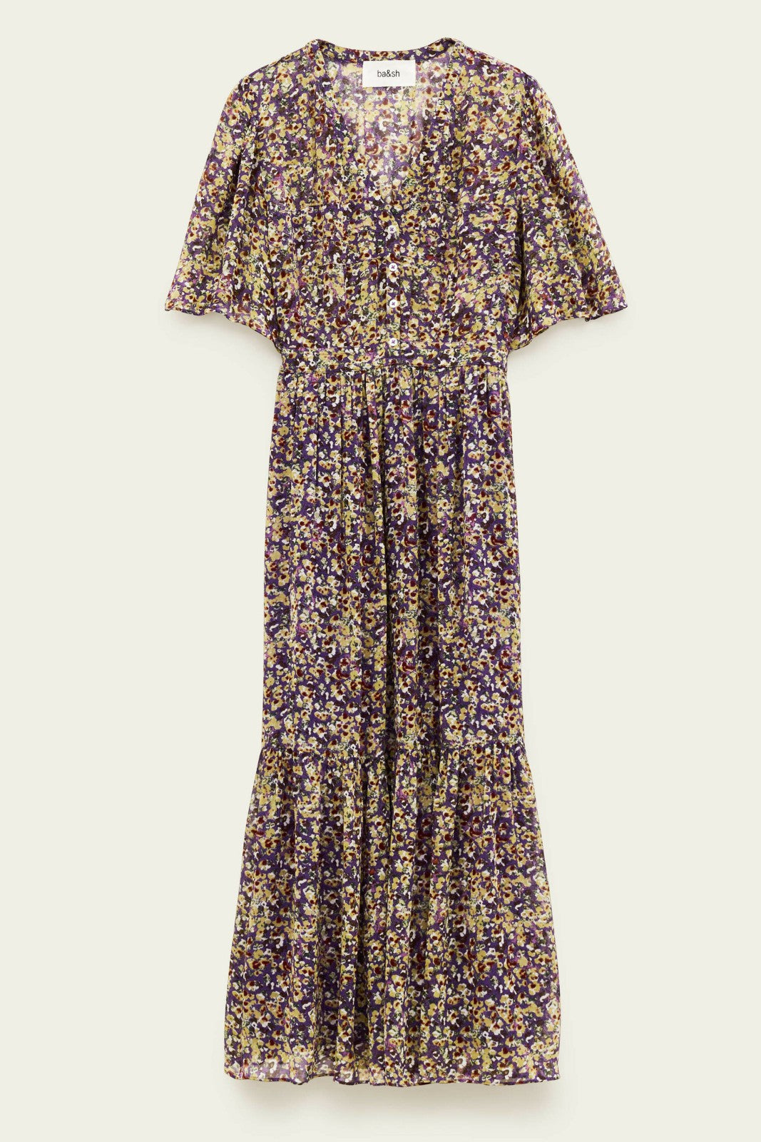 Short-Sleeved Dress Lariol Violet