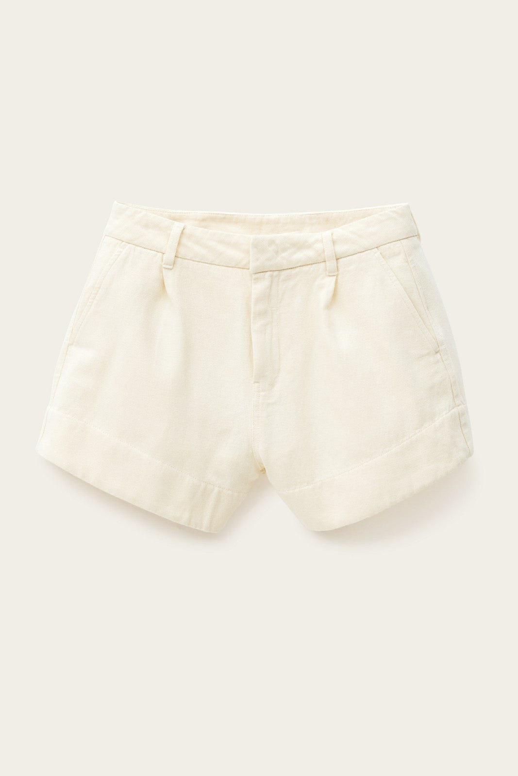 Loose-Fit Shorts Roma Ecru