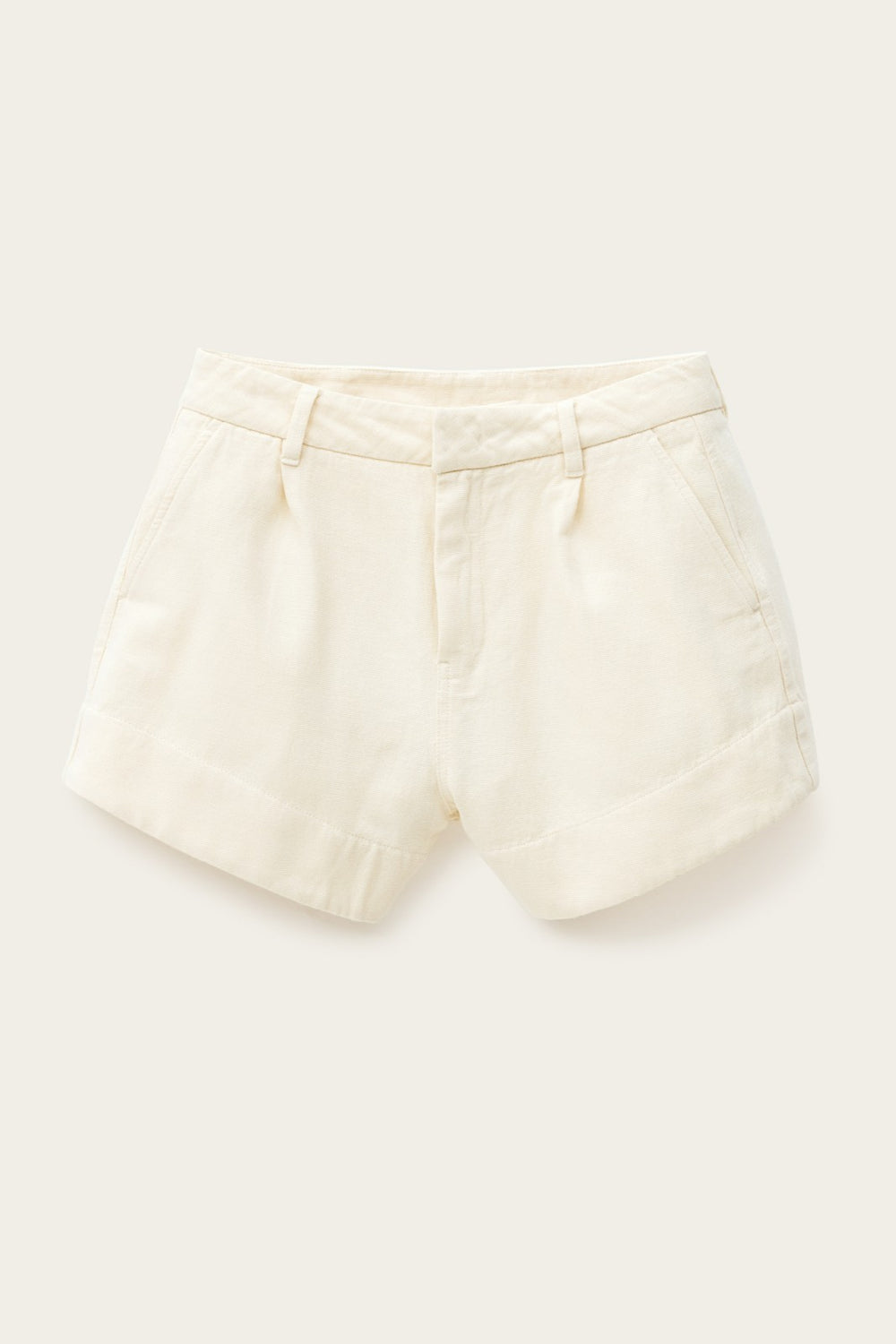 Loose-Fit Shorts Roma Ecru