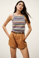 Loose-Fit Shorts Roma Marron