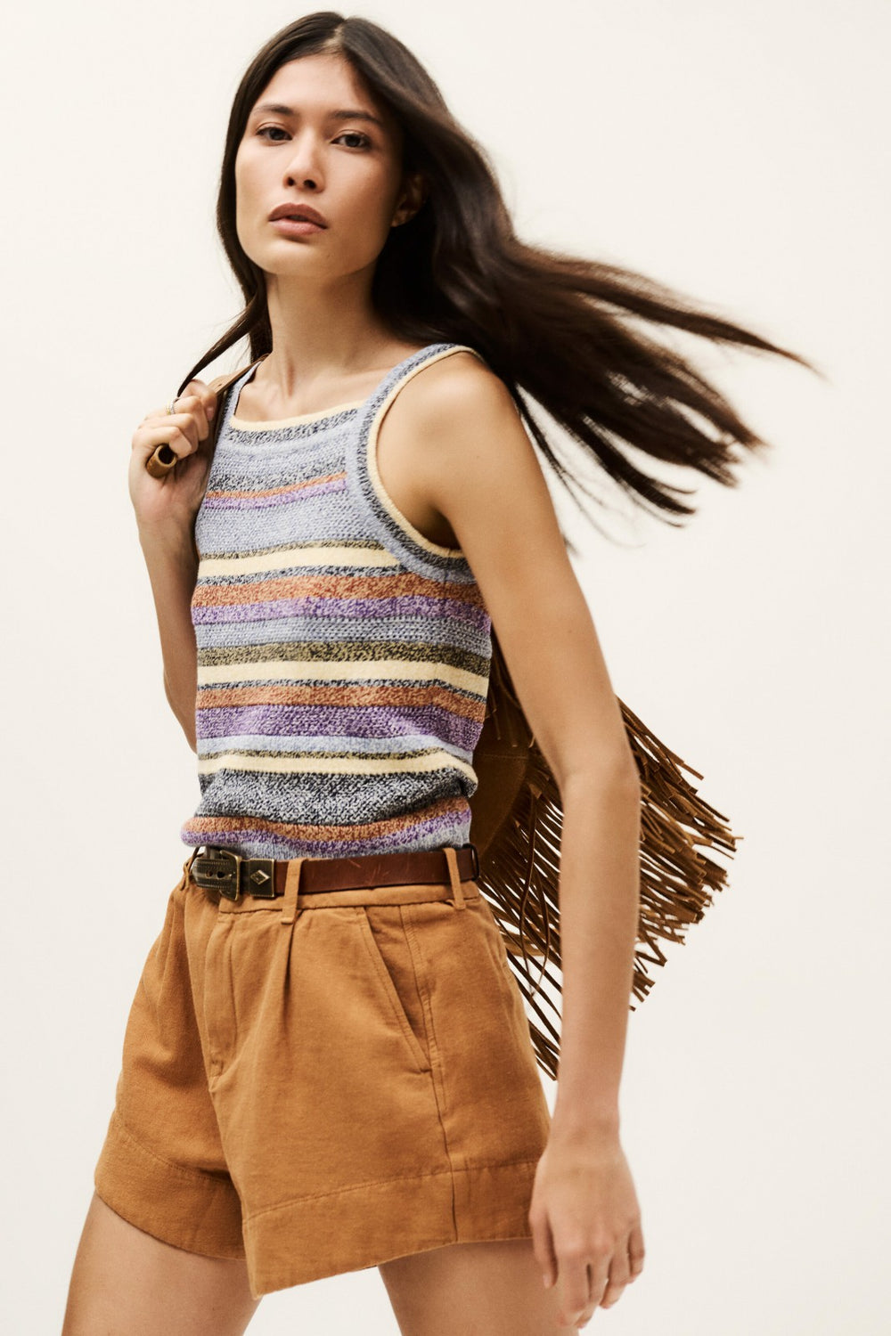 Loose-Fit Shorts Roma Marron