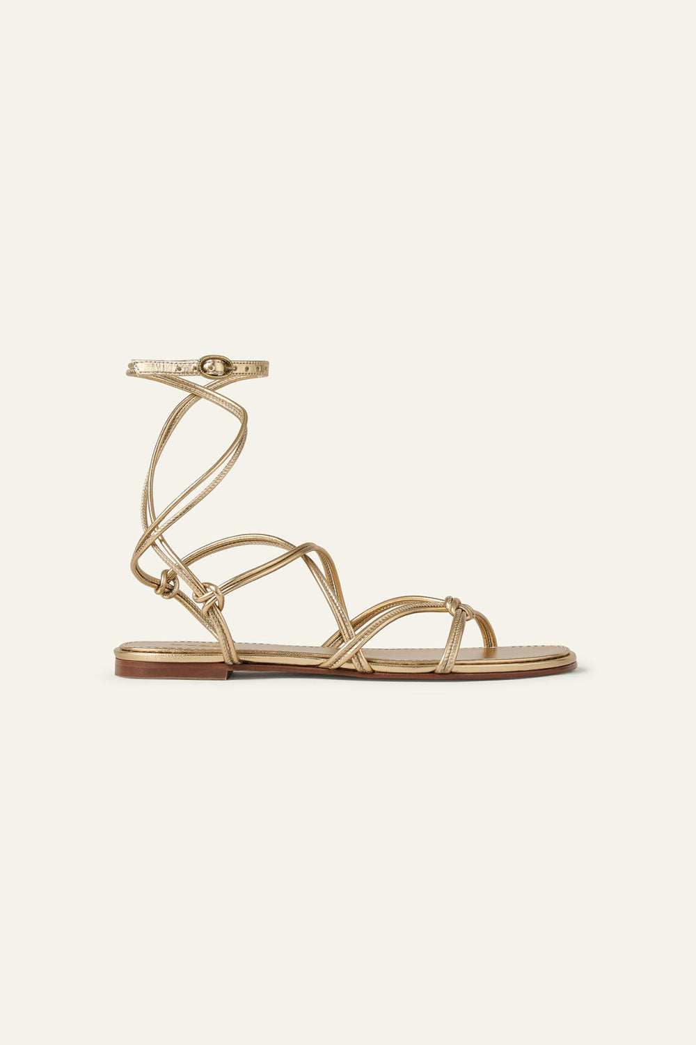 Strappy Open Sandals Cegane Gold