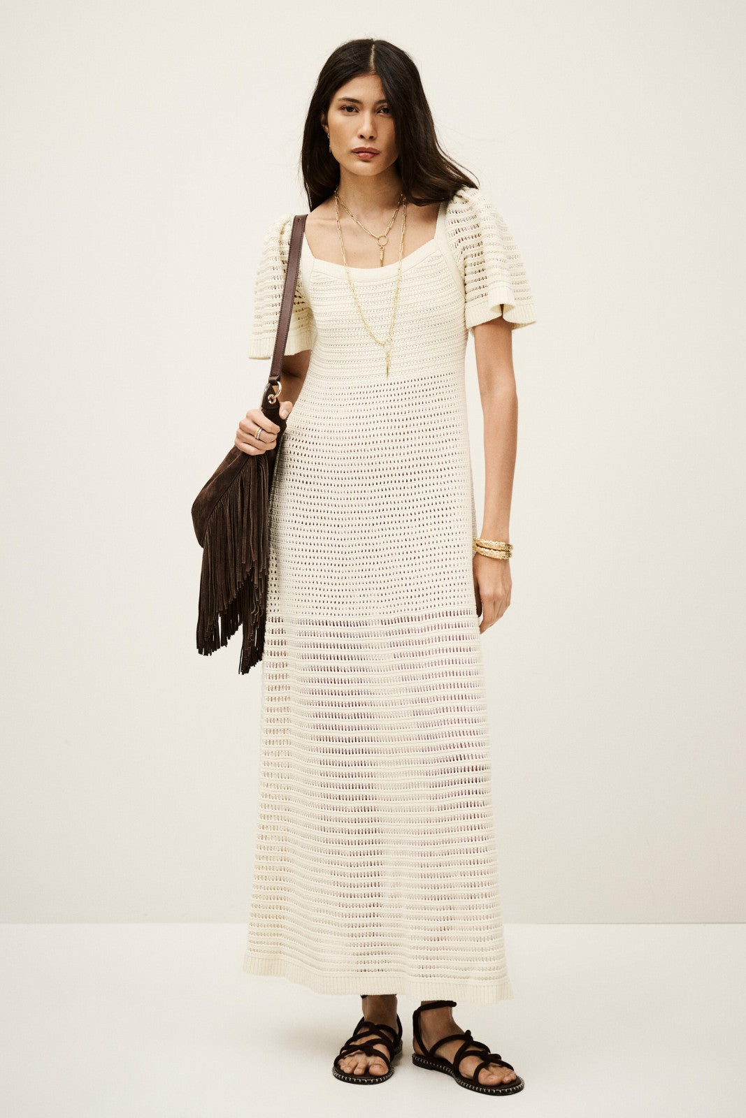 Long Dress Brinna Ecru