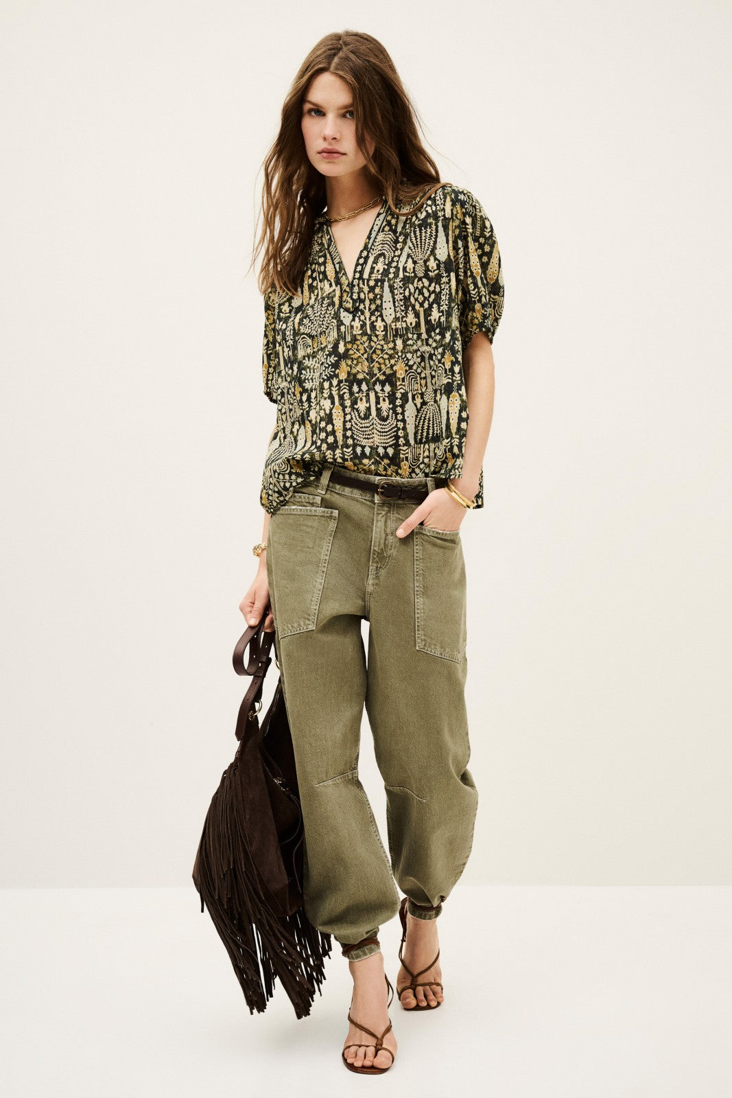 Blouse Pueblo Kaki