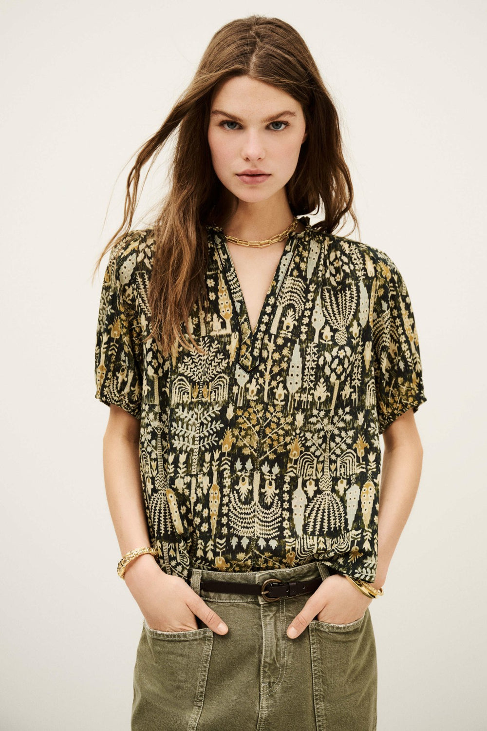 Blouse Pueblo Kaki