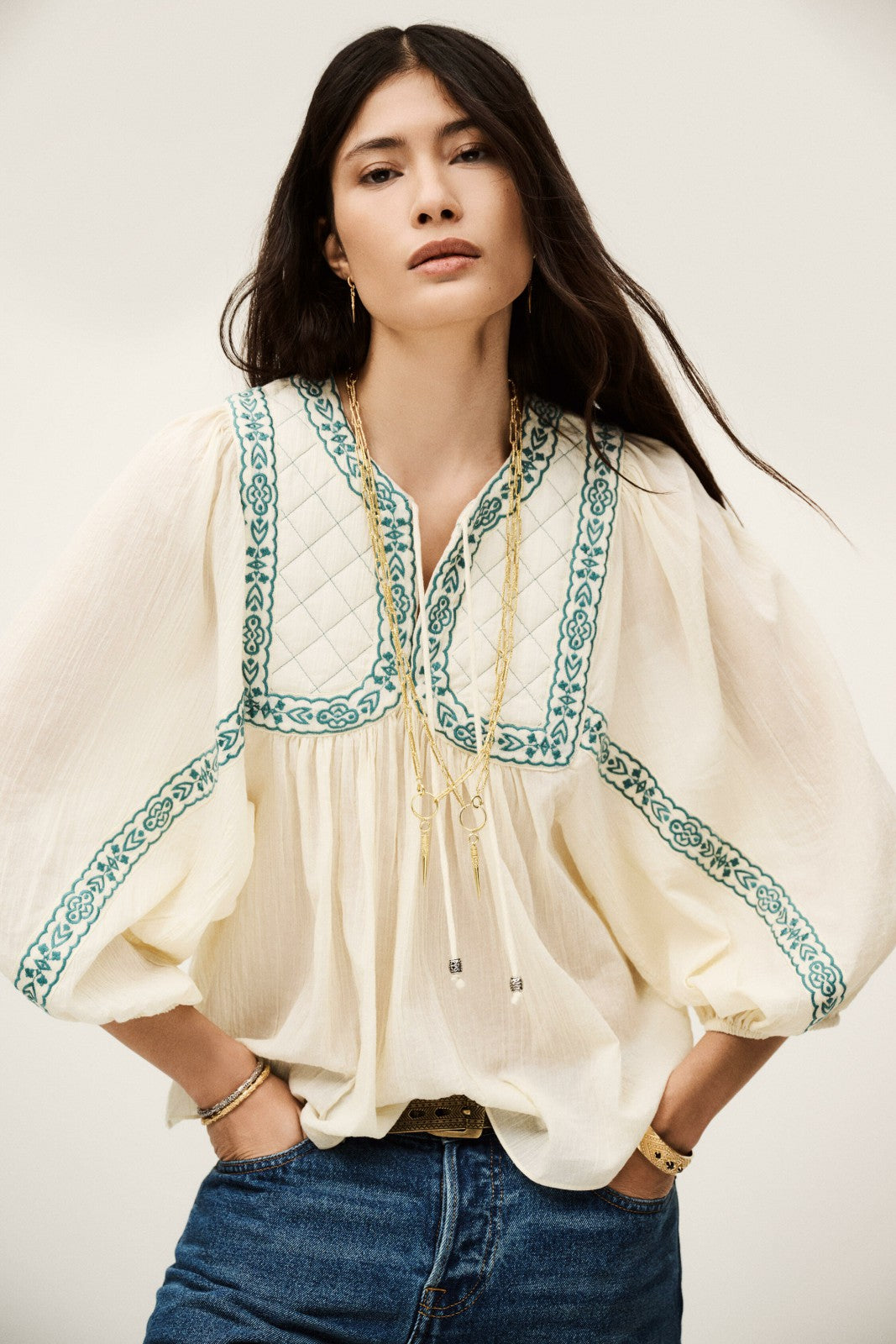 Blouse Praveen Ecru