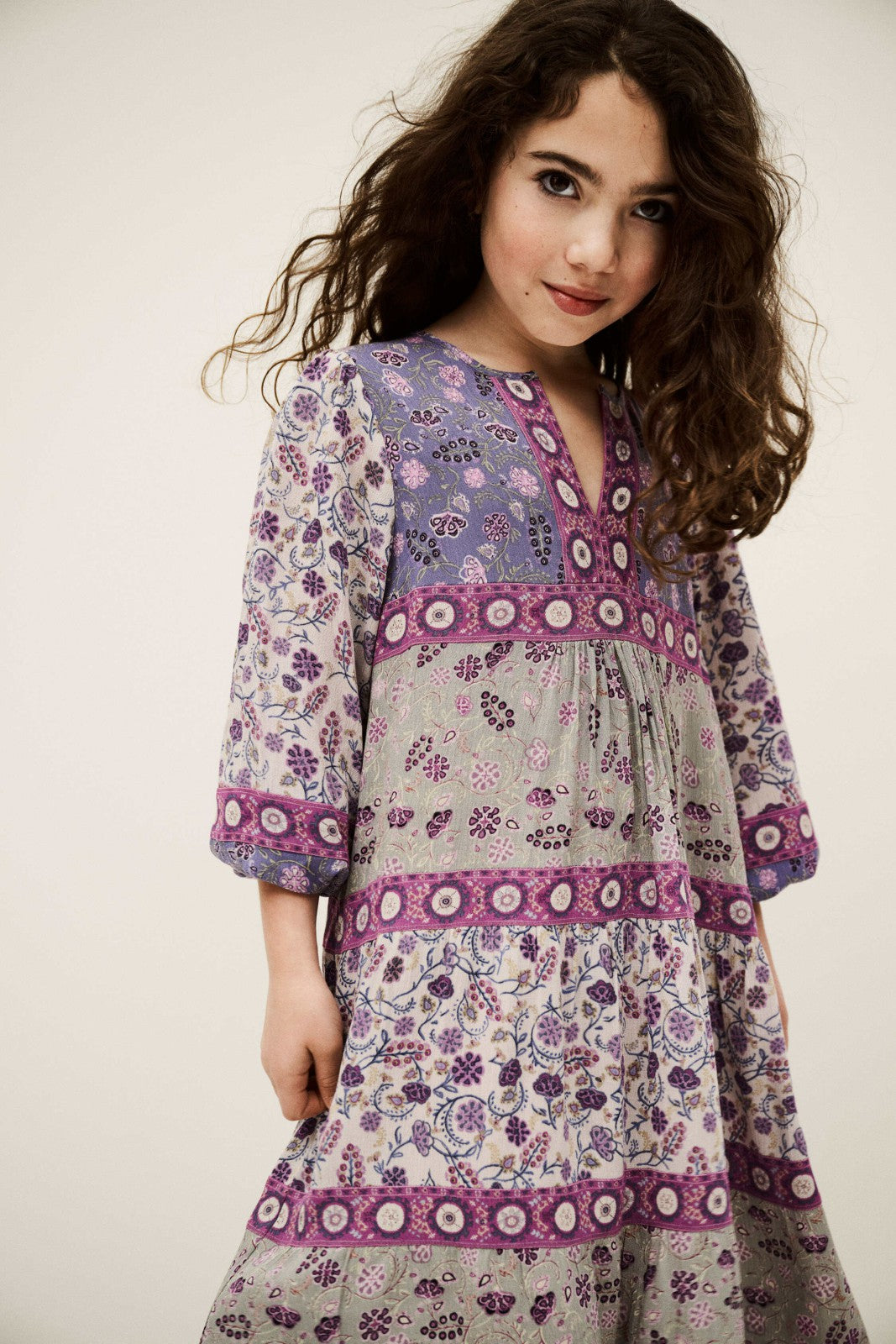 Short-Sleeved Dress Isodore Multi