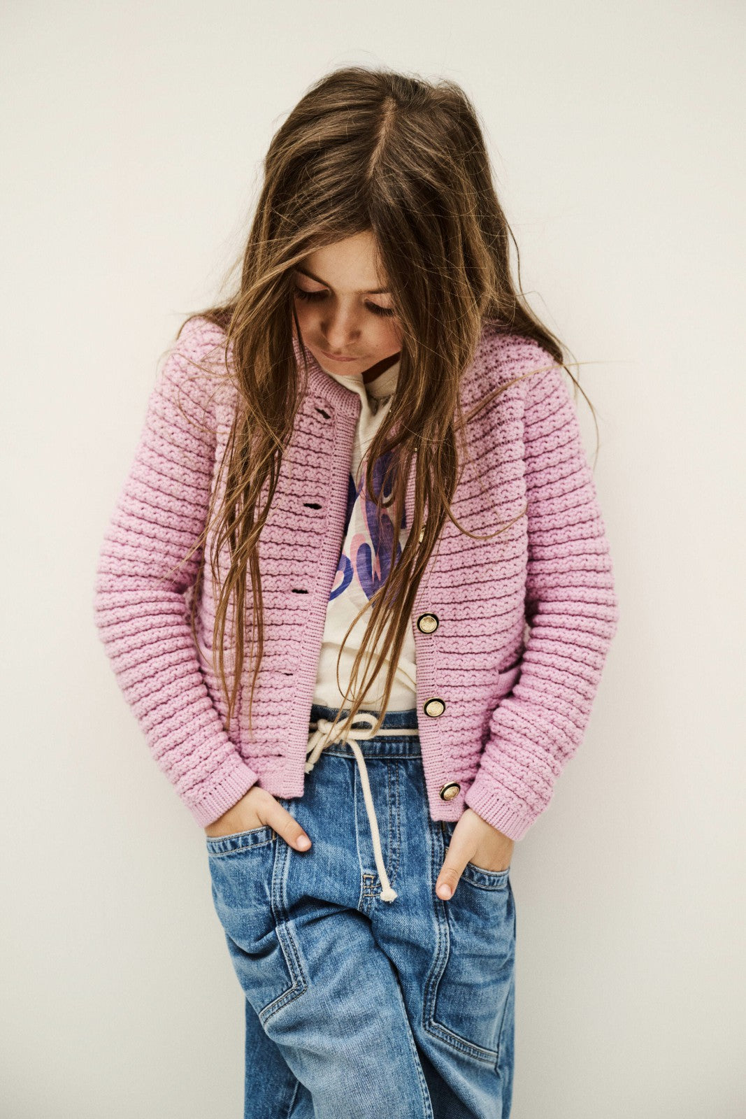 Gaspard Cardigan Rose